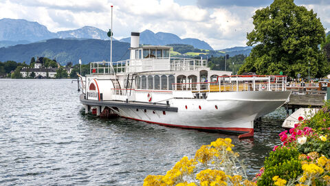 06 Traunsee Schifffahrt - Dampfschiff GISELA